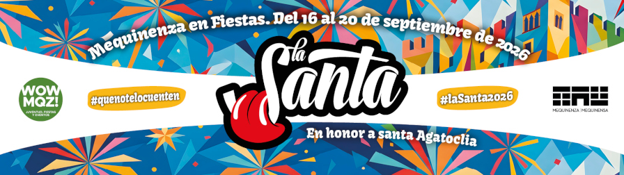 PROGRAMA DE ACTOS DE LAS FIESTAS DE LA SANTA 2026 DE MEQUINENZA